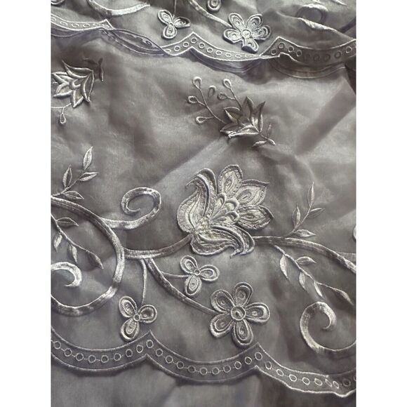 NWT Lisa Rene 18 Vintage Ramie Embroidered Maxi Dress - Picture 2 of 9